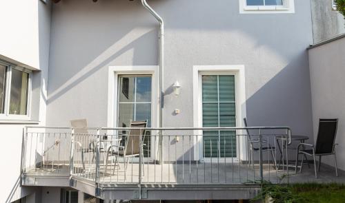 Balkón nebo terasa v ubytování Gästehaus Krause