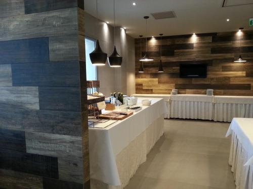 AmbientHotels Panoramicにあるキッチンまたは簡易キッチン