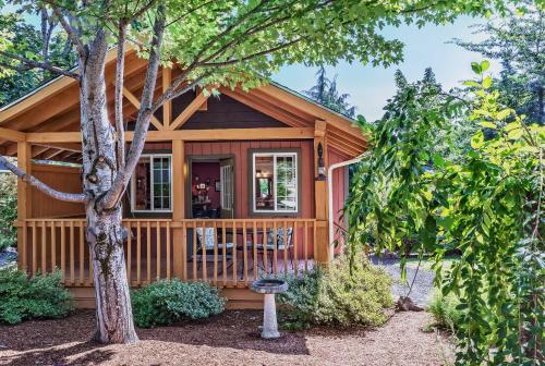 Zahrada ubytování Carson Ridge Luxury Cabins
