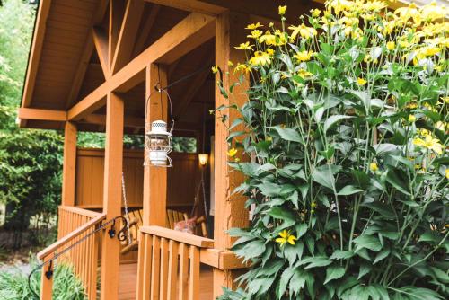 Zahrada ubytování Carson Ridge Luxury Cabins