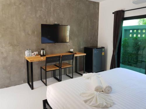 Gulta vai gultas numurā naktsmītnē Beloft Hotel