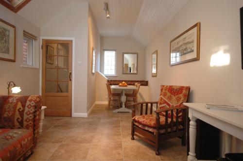 A seating area at The Old Surgery 