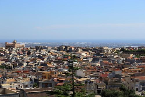 a view of a city with many buildings at Eremo delle Grazie in Ispica