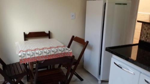 Dapur atau dapur kecil di Pousada Flat di Antoninni