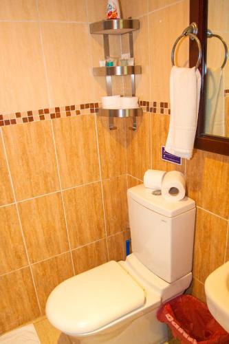 Ένα μπάνιο στο Cocotal Bavaro Apartments