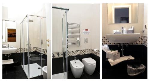 Koupelna v ubytování Di Palma Suite