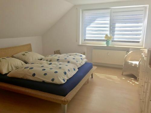 Postel nebo postele na pokoji v ubytování Weinurlaub