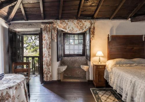 Säng eller sängar i ett rum på Quinta Santa Isabel