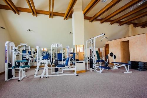 Fitness centrum a/nebo fitness zařízení v ubytování Pensjonat WOLSKI