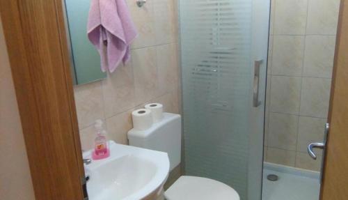 Studio Apartment in Nin with Balcony, Air Conditioning, Wi-Fi (3718-2) 욕실