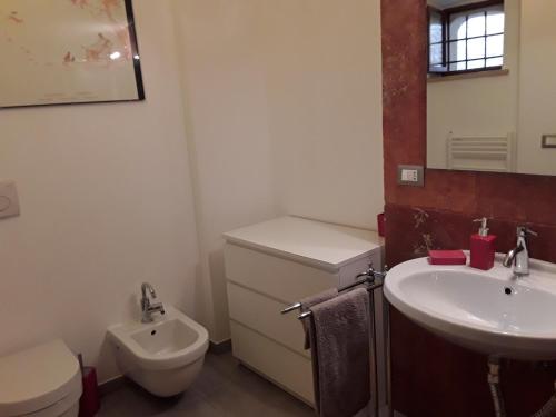 Koupelna v ubytování Suite Assisi