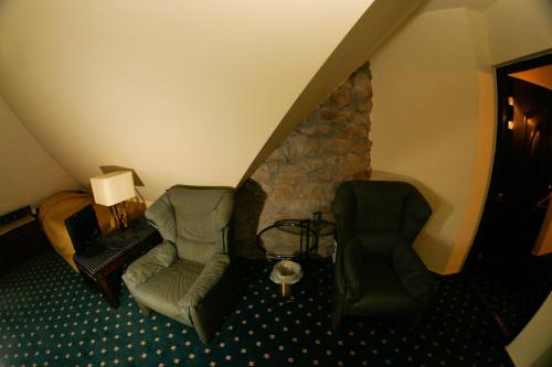 Χώρος καθιστικού στο Hotel Podzamcze