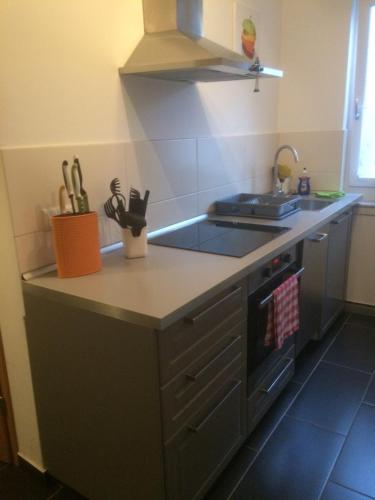 Una cocina o zona de cocina en Gemütlich