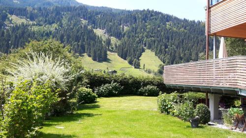 a house with a view of a mountain at Fridas in Kleinarl