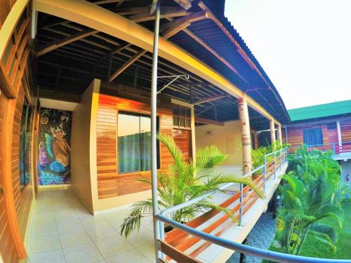 a view of a house with a balcony at Amazon City in Pucallpa