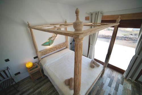 Postel nebo postele na pokoji v ubytování Tindaya Nature Home Ocean View