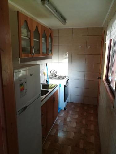 Cuina o zona de cuina de Cabañas los Ulmos