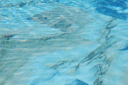 a close up of the ocean water at Posada Tresmentiras in Aldeanueva del Camino