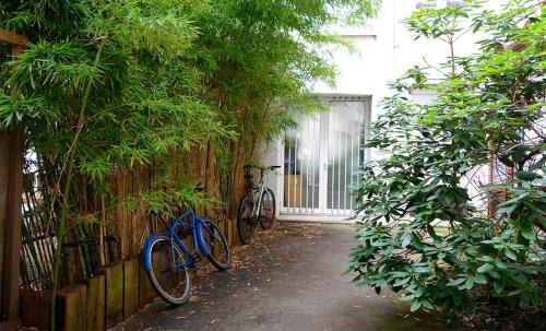 Zahrada ubytování 1bis rue Capitaine Corhumel