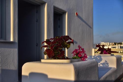 Balkón nebo terasa v ubytování Quartano Luxury Cycladic Residence, Adults Only (13+)