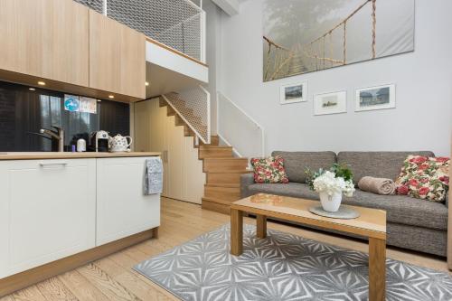 Una cocina o zona de cocina en Angleterre Apartments