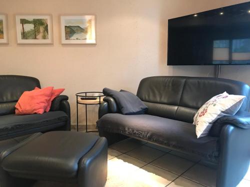 Χώρος καθιστικού στο Ferienhaus Lara
