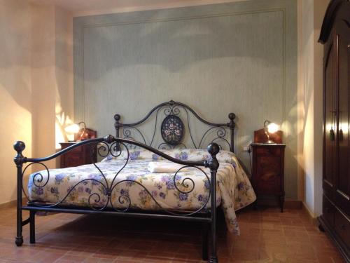Ein Bett oder Betten in einem Zimmer der Unterkunft il casale san martino