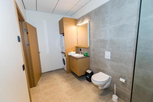 Ένα μπάνιο στο Hrimland Apartments