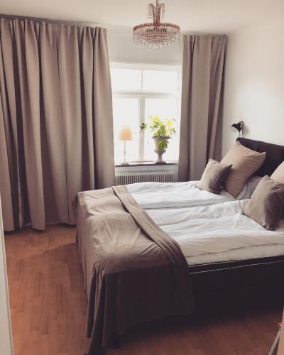 Postel nebo postele na pokoji v ubytování Hotell Taberg