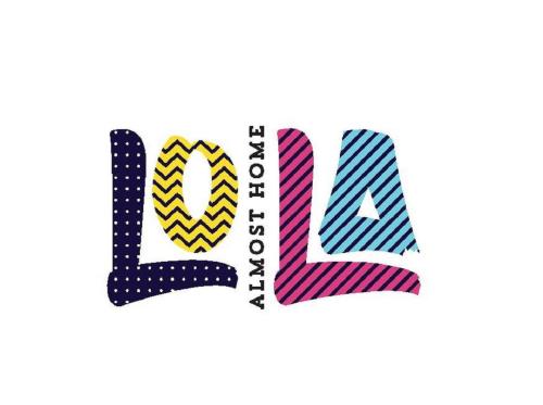 asexual love in a typographic design with stripes at Lola Almost Home in Belgrade