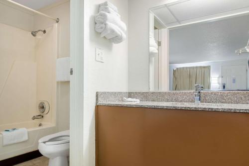 Bilik mandi di Rodeway Inn