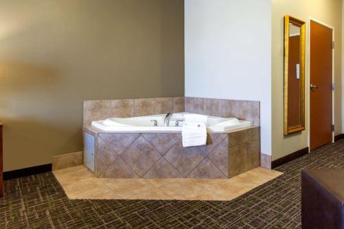 A bathroom at Comfort Inn & Suites Norman near University