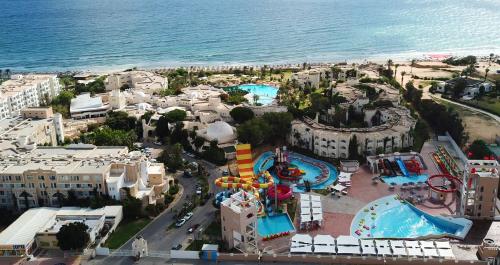 Letecký snímek ubytování Mahdia Beach & Aqua Park
