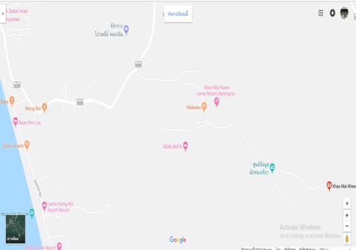 a map of the city of san francisco at Beach Home Lanta in Ko Lanta