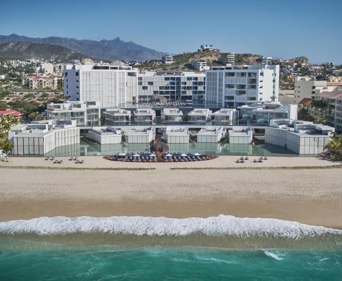 a view of a beach with buildings in the background at Viceroy Los Cabos in San Jos&eacute; del Cabo