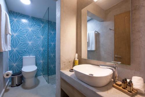 Ванная комната в Casa al Mar