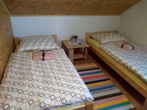A bed or beds in a room at Kuća za odmor Lika