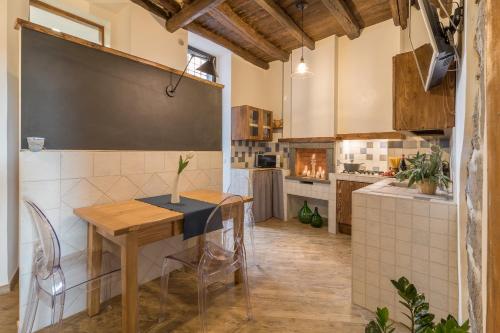 Dapur atau dapur kecil di Casa Claudia