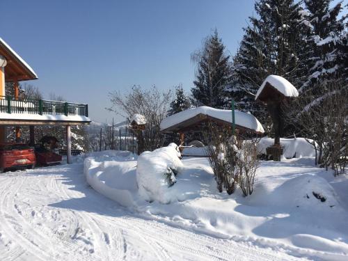 冬のGästehaus Schmidの様子
