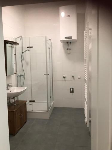 Kúpeľňa v ubytovaní City Center Studio