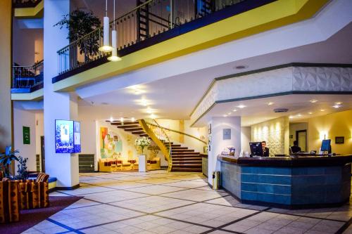 Ο χώρος του λόμπι ή της ρεσεψιόν στο Hotel Europa