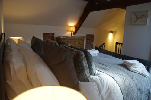 Ένα ή περισσότερα κρεβάτια σε δωμάτιο στο Bridgnorth B&B