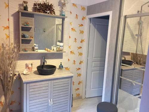 Nhà bếp/bếp nhỏ tại La Homardine