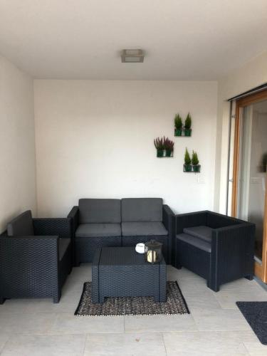 Posezení v ubytování Apartment Himmelreich