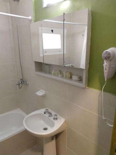 Koupelna v ubytování Estepa Hotel