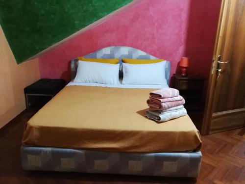 Cama o camas de una habitación en Guest House Le colline