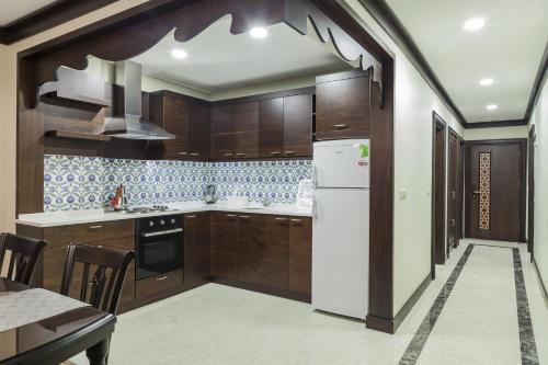 Dapur atau dapur kecil di Gulumser Hatun Termal Hotel & Spa