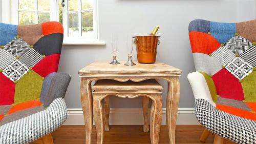 Ruang duduk di The Mill, Long Melford
