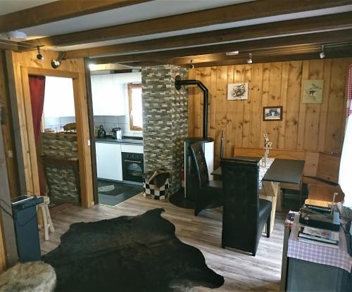 Posezení v ubytování Chalet "Chez Claudine et Charles"