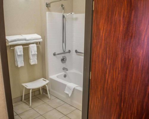 Et badeværelse på Comfort Suites Portland Southwest